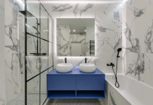 De Regendouche Zwart: Een Luxe Verandering Voor Je Badkamer marmer badkamer